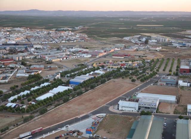 Vista aerea de la zona del aerodromo